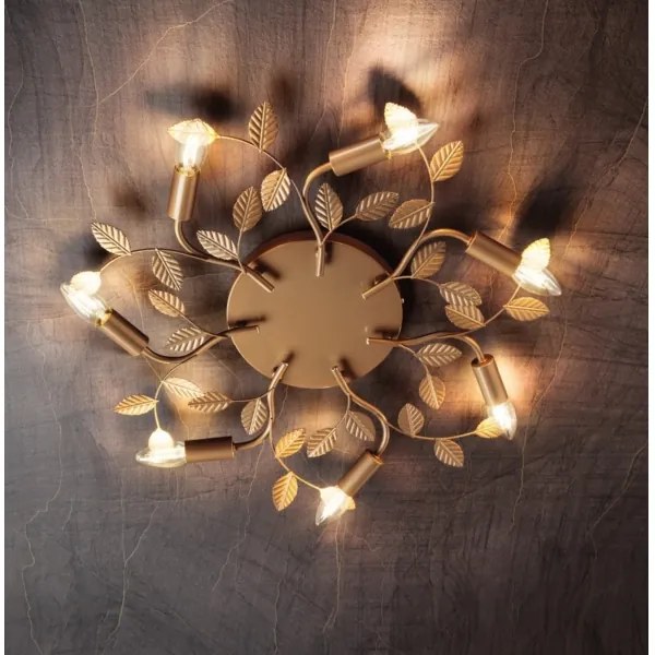 Redo 02-981 - Lampadario a plafone TIARA 7xE14/28W/230V