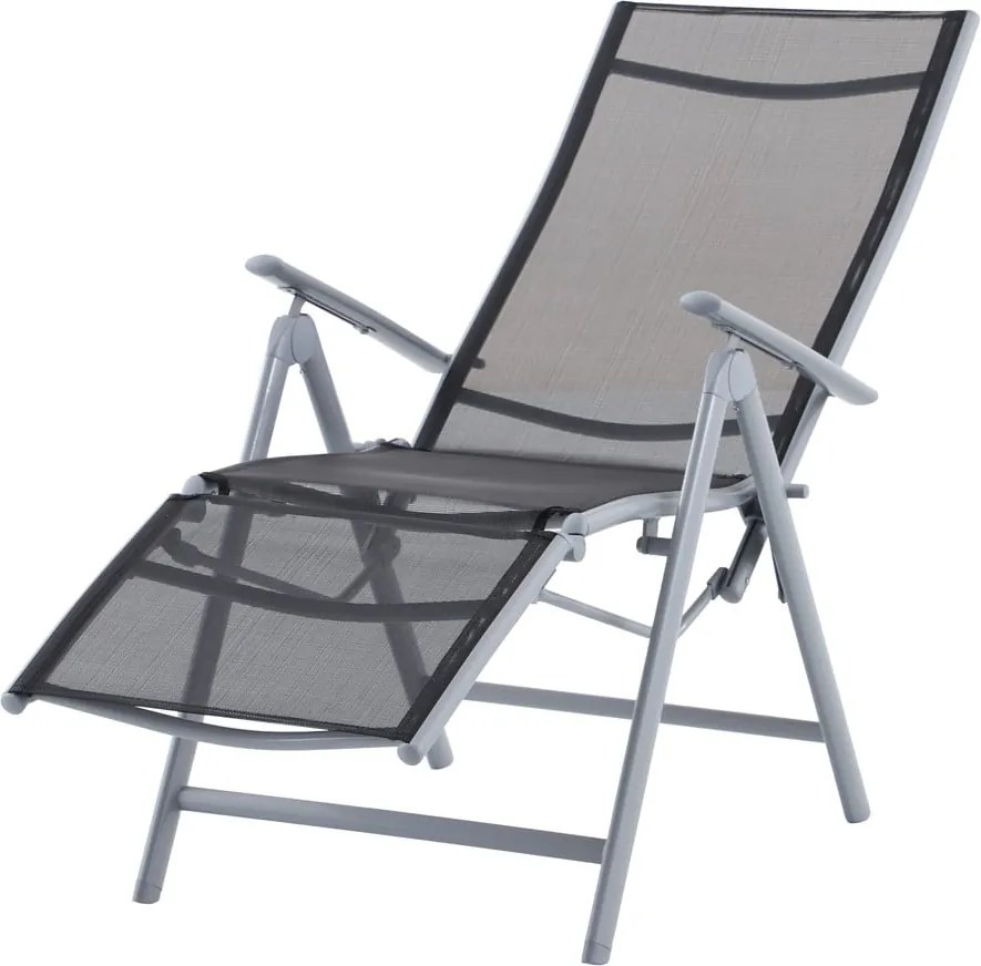 Sedia da esterno nera in metallo Ariola – Garden Pleasure