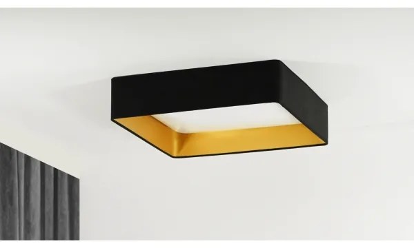 Brilagi - Lampada LED dimmerabile VELVET SQUARE LED/24W/230V + telecomando, nero