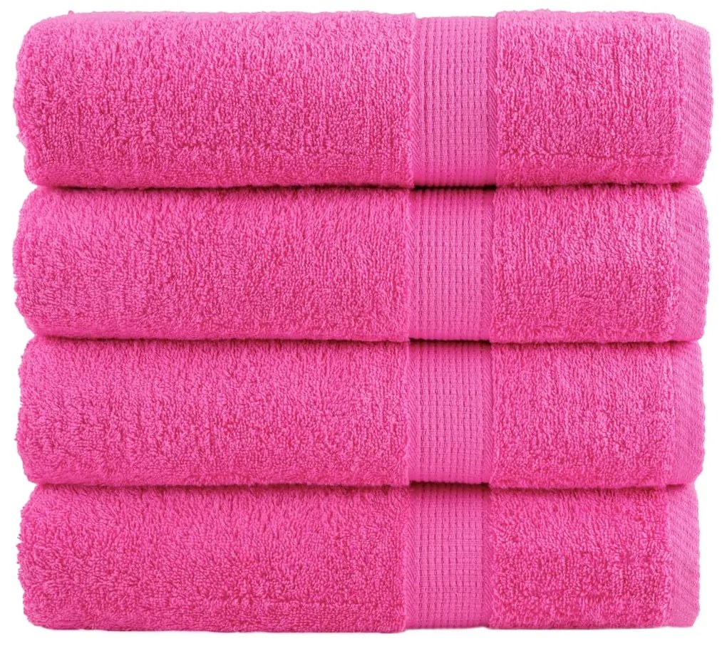 Asciugamani Da Bagno Solund 2 Pz Verdi 100x150 Cm 600 G/m² /