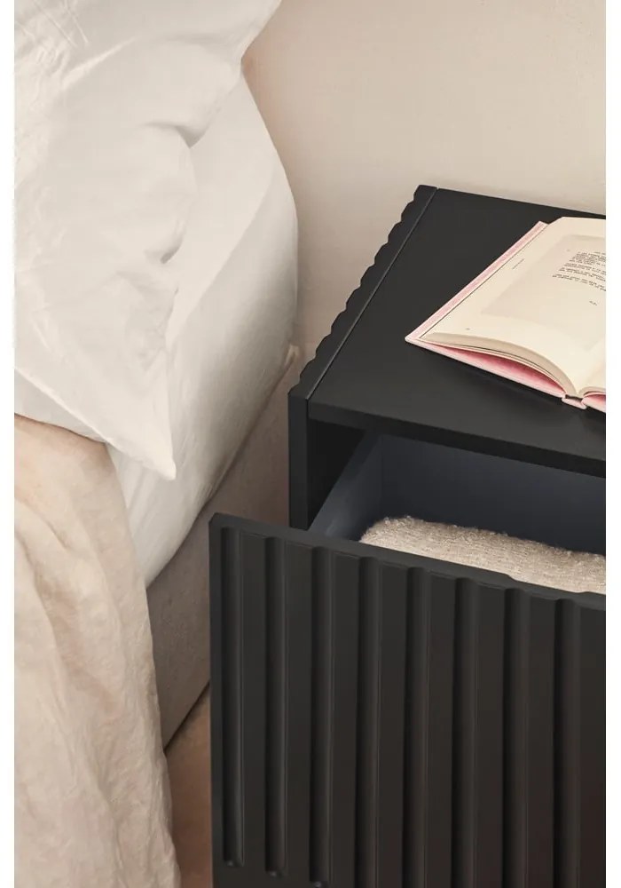 Comodino nero Doric - Teulat