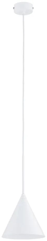 Lampadario a sospensione con filo FABO 1xE27/15W/230V bianco