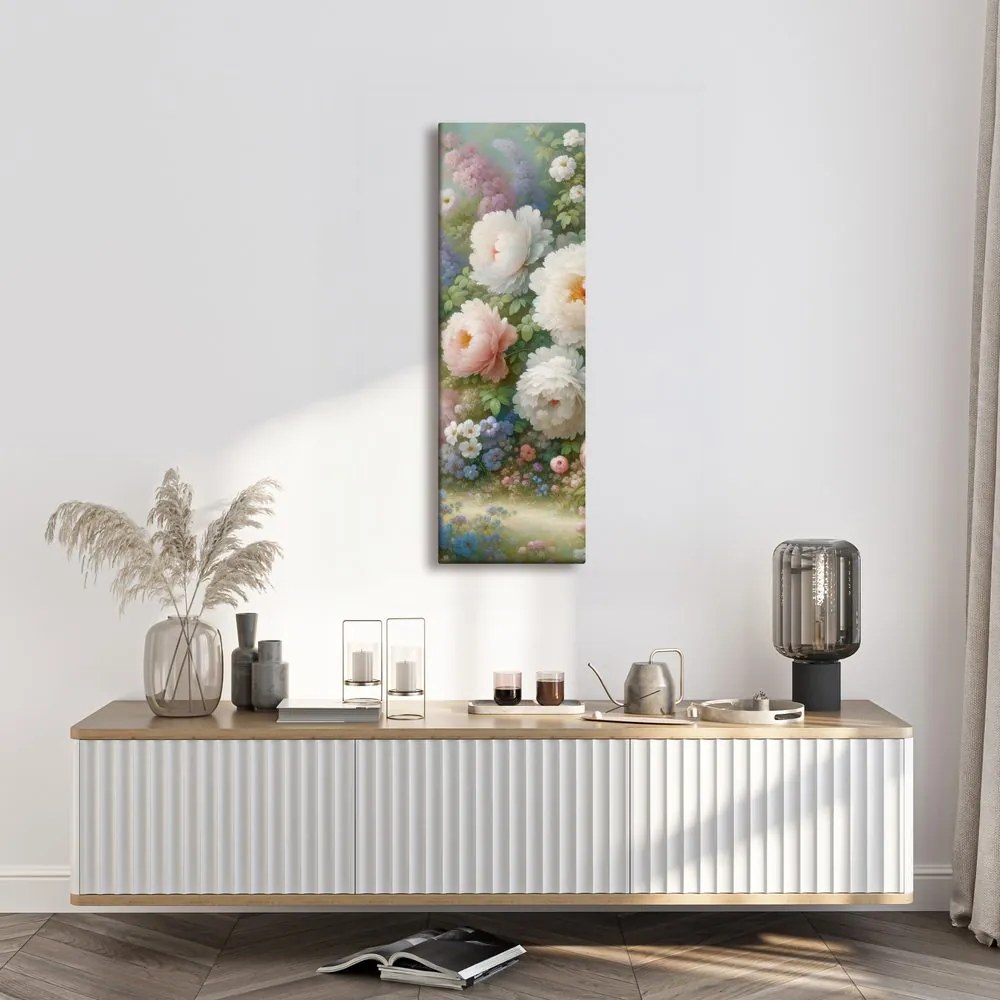 Quadro su tela – Armonia floreale in toni pastello