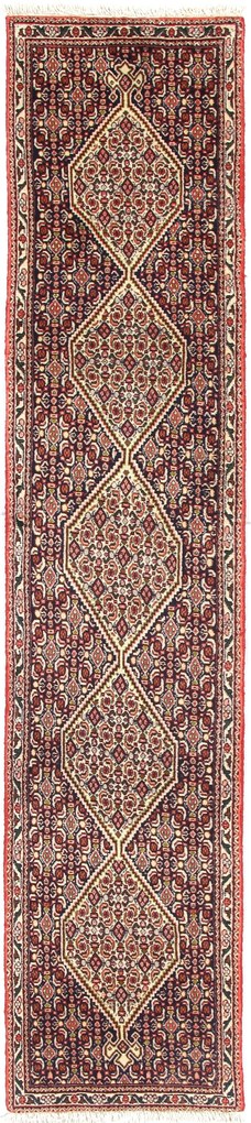 Senneh Tappeto persiano 290x60 (Iran) Annodato A Mano
