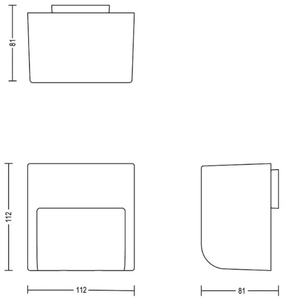 Philips - SET 3x Applique a LED da esterno GRITS LED/1,5W/24/230V IP44