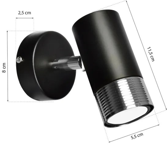 Luce Spot da parete a LED DANI 1xGU10/8W/230V