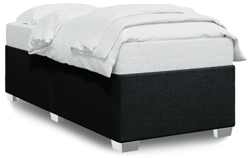 Giroletto Senza Materasso Nero 90x190 Cm İn Tessuto /