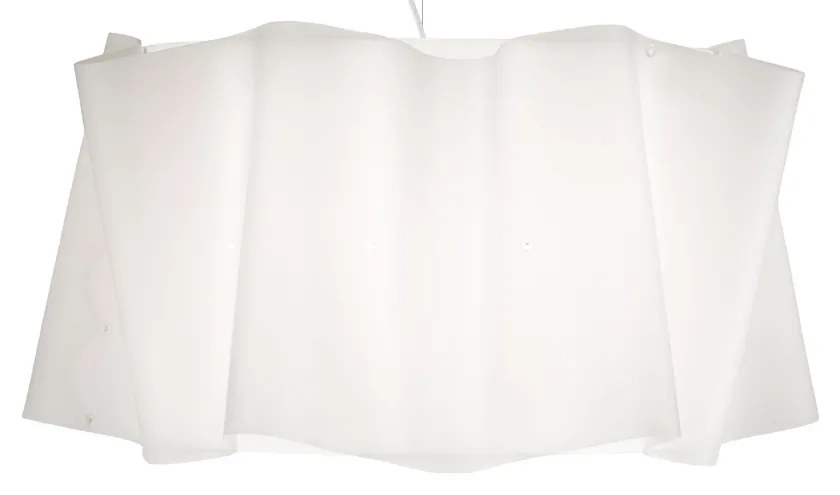 Lampadario Moderno Folio Polilux ® Bianco E Metallo Cromo 3 Luci E27