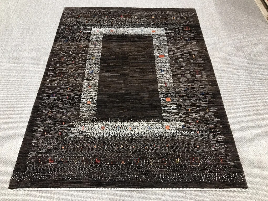 Loribaft Tappeto persiano 200 x 150 Grigio (Iran) Annodato A Mano