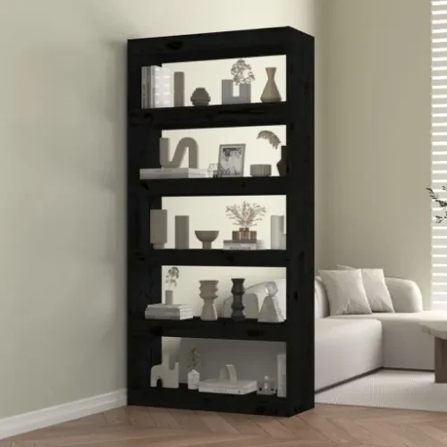 VidaXL Libreria/Divisorio 80x35x167 cm in Legno Massello di Pino