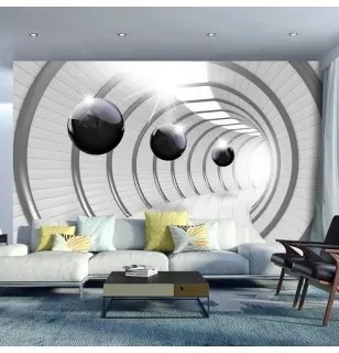 Fotomurale Futuristic Tunnel Adesiva 392x280