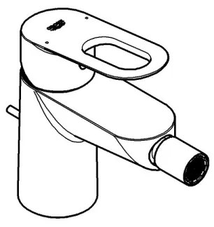 GROHE 23338000 - Miscelatore per bidet BAULOOP, cromato lucido