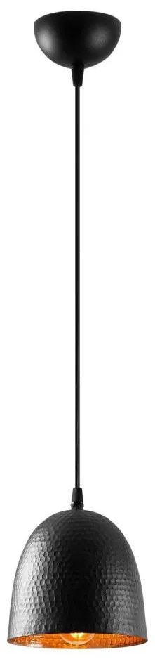 Lampada a sospensione su cavo TATTOO 1xE27/40W/230V Ø 16 cm nero