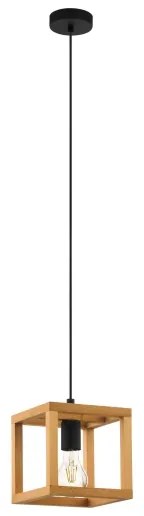 Eglo 32145 - Lampada a sospensione con cavo BLACKCROWN 1xE27/40W/230V