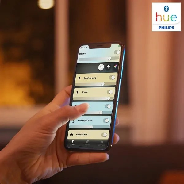 Philips 40801/30/P6 - Lampada LED dimmerabile Hue WELLNESS 1xE27/8,5W/230V + telecomando