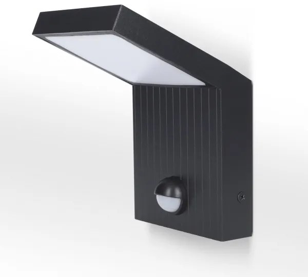 Brilagi - Lampada da parete a LED per esterni con sensore RIANO LED/8W/230V Antracite