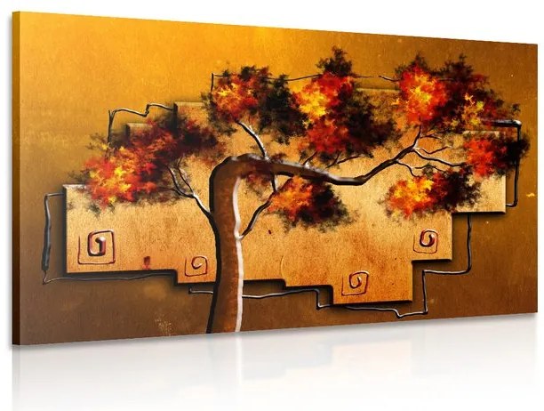 Quadro su tela – Albero africano etnico