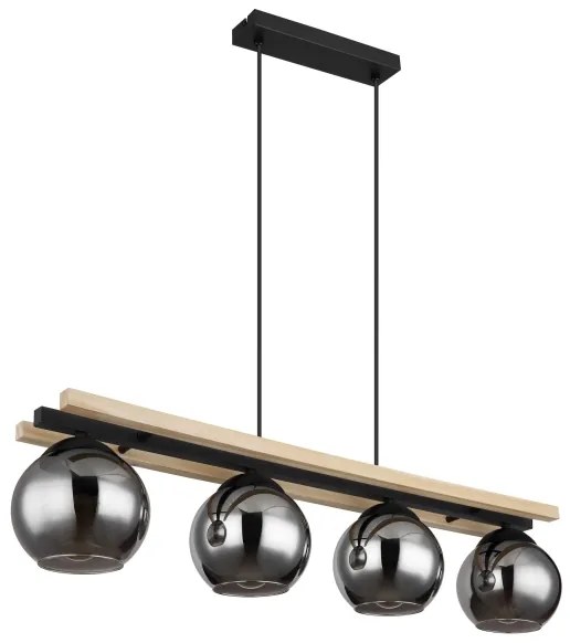 Globo 15569-4H - Lampadario a sospensione con filo CONNI 4xE27/25W/230V