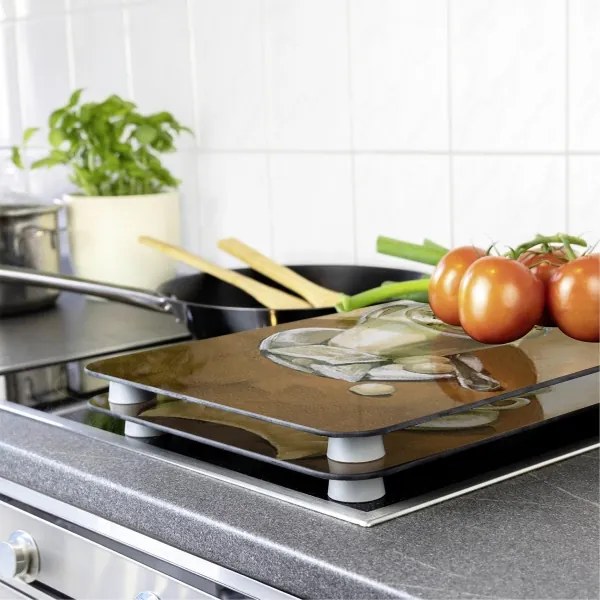 WENKO 2521280100 - Rivestimento per asse da stiro 52x30 cm multicolore/grigio/trasparente