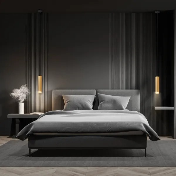 Brilagi - Lampadario a sospensione con filo SELE 1xGU10/30W/230V nero/oro