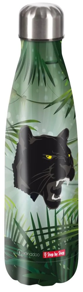 Bottiglia isolata in acciaio inox, 0,50 l, Wild Cat Chiko