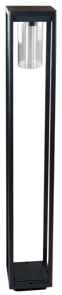 Paletto Lanterna NERO 100cm E27 - SERIE VIMO -