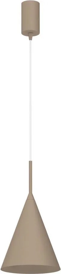 Lampadario sospeso su cavo CAPITAL 1xGX53/15W/230V Ø 17 cm beige