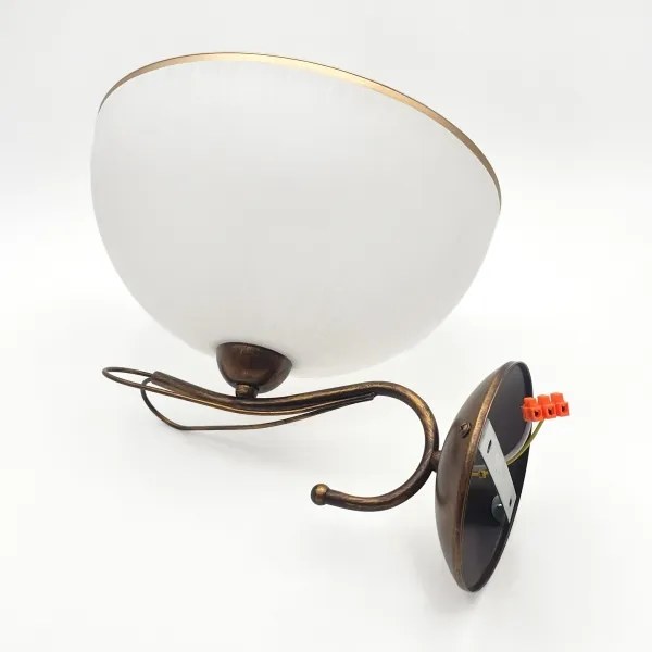 Lampada da parete COBRA 1xE27/60W/230V bronzo/patina