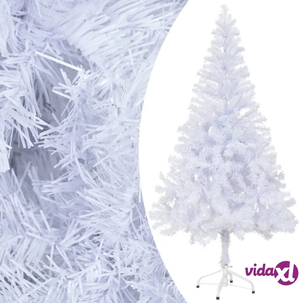 vidaXL Albero di Natale Preilluminato con Supporto 120 cm 230 Rami