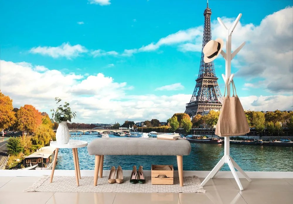 Carta da parati autoadesiva – Panorama affascinante di Parigi