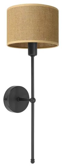 Lampada da parete MADELA 1xE14/40W/230V iuta/nera