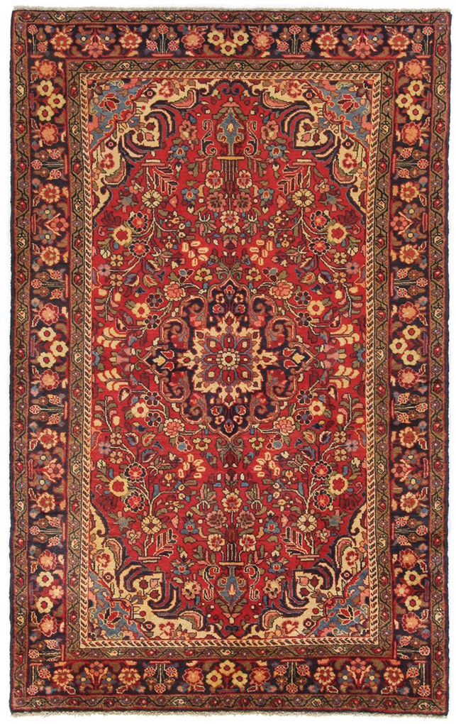 Hamedan Tappeto 230 x 140 (Iran) Annodato A Mano