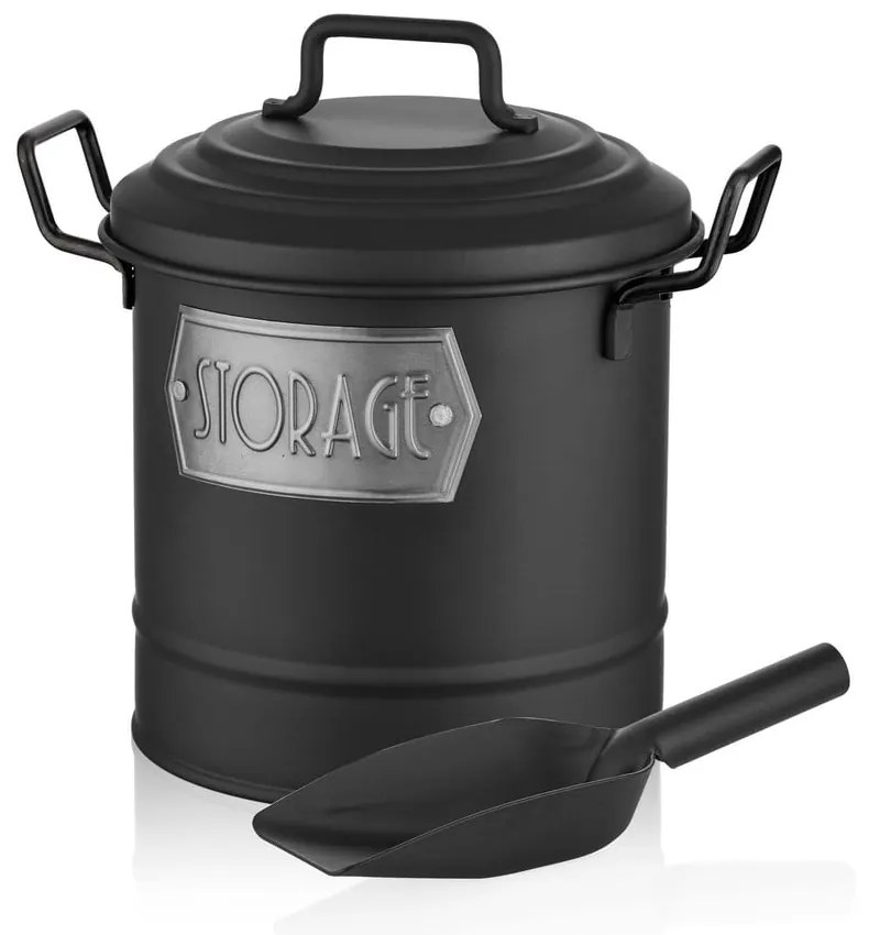 Contenitore per alimenti in acciaio con paletta - Hermia