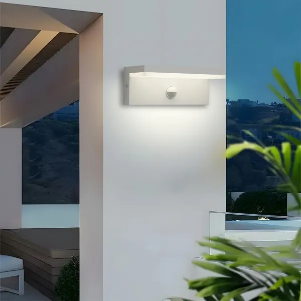 Brilagi - LED applique da esterno con sensore TESSI LED/10W/230V bianco IP54