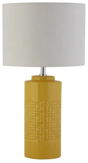 Searchlight EU60062OC - Lampada da tavolo CHARLESTON 1xE27/10W/230V ceramiche