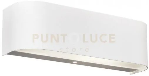 Adriano applique led 6,2 w 620 lm, 3.000 k fascia alluminio bianco ...