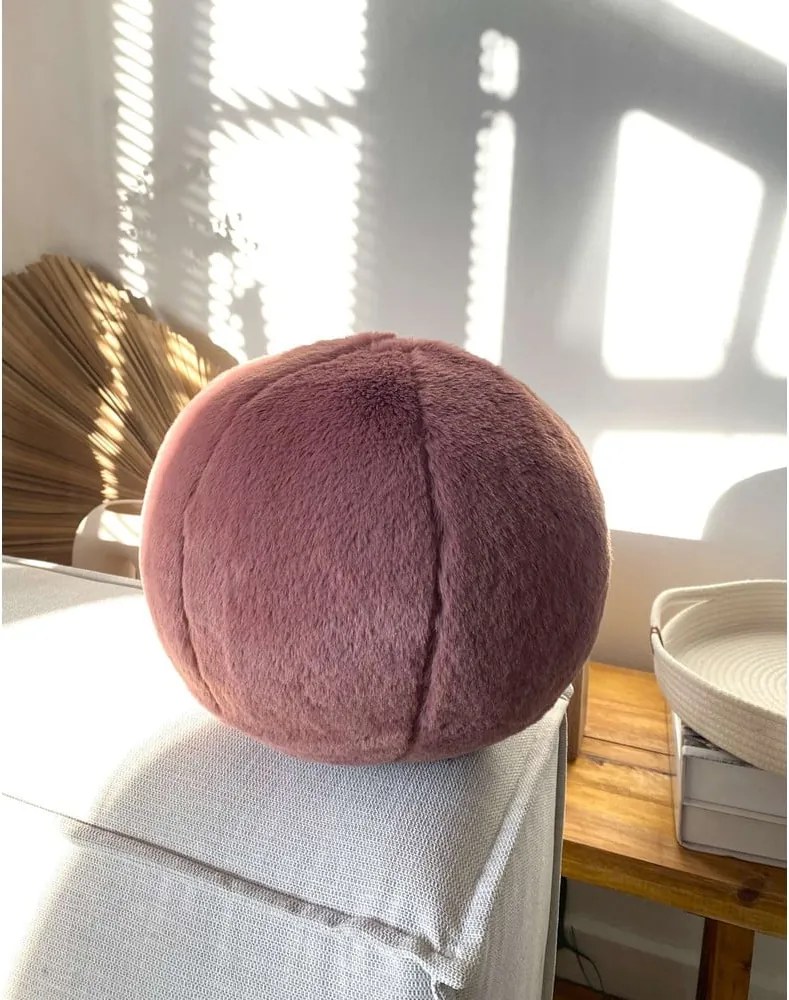 Cuscino decorativo in micropile ø 25 cm Top – Mioli Decor