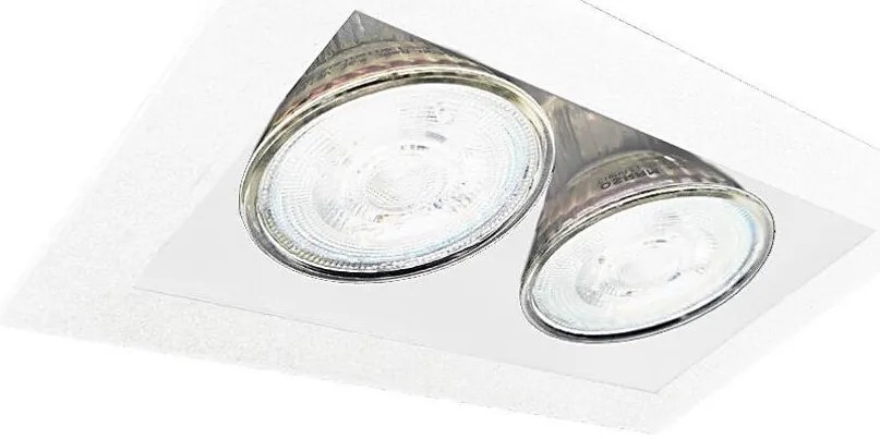 Brosline 3035 - Plafoniera per controsoffitto CAGE 2xGU10/10W/230V bianca