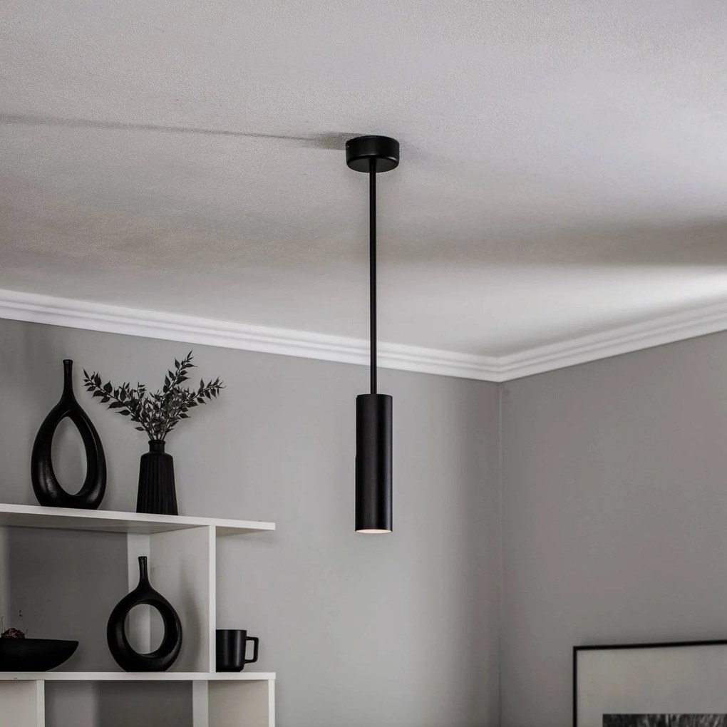Nowodvorski Lighting Faretto da soffitto Eye Super, altezza 58 cm, nero