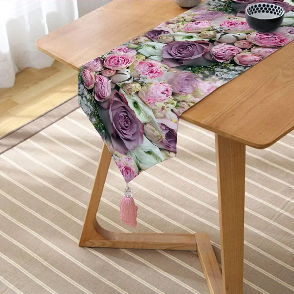 Runner 45x140 cm Roses – Mila Home