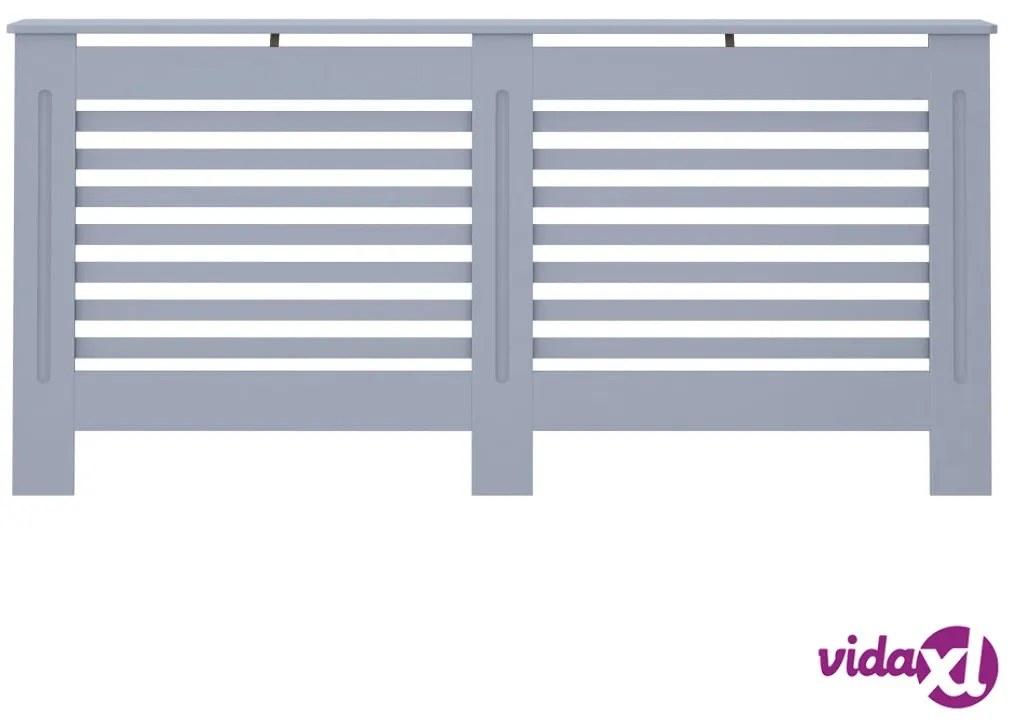 vidaXL Copertura per Radiatore Antracite 172x19x81,5 cm in MDF