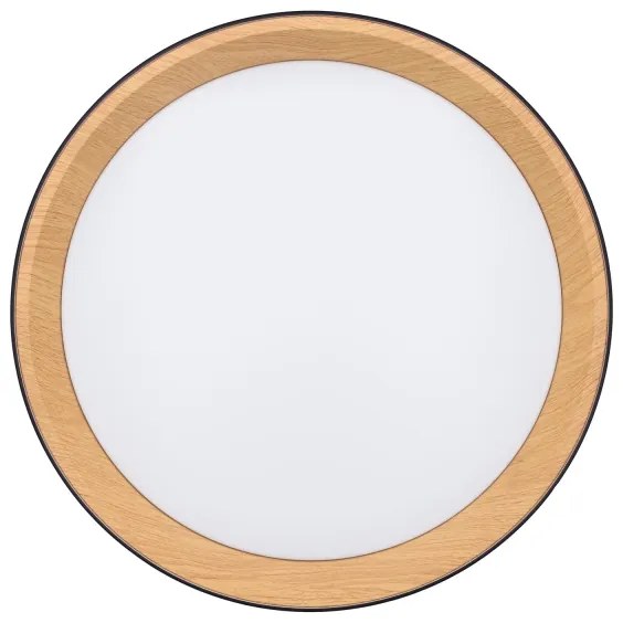 Solight WO8016 - Plafoniera LED dimmerabile LARIOS LED/48W/230V+RC diametro 39 cm nero