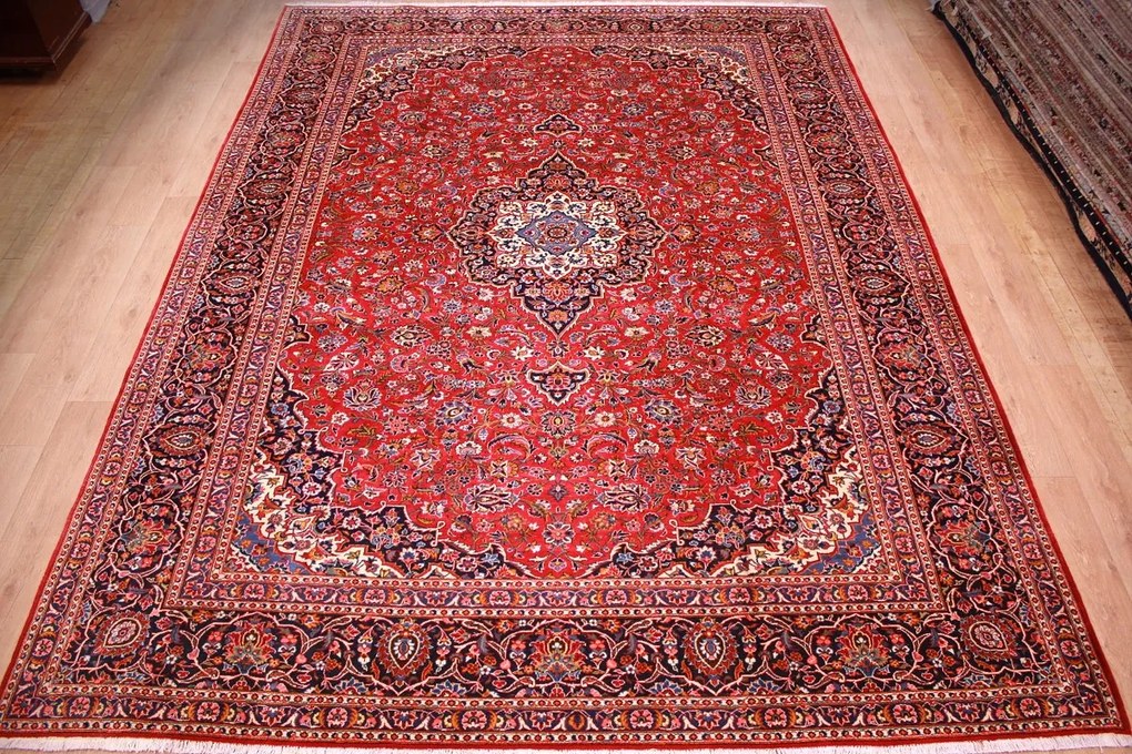 Kashan Tappeto persiano 310 x 420 (Iran) Annodato A Mano