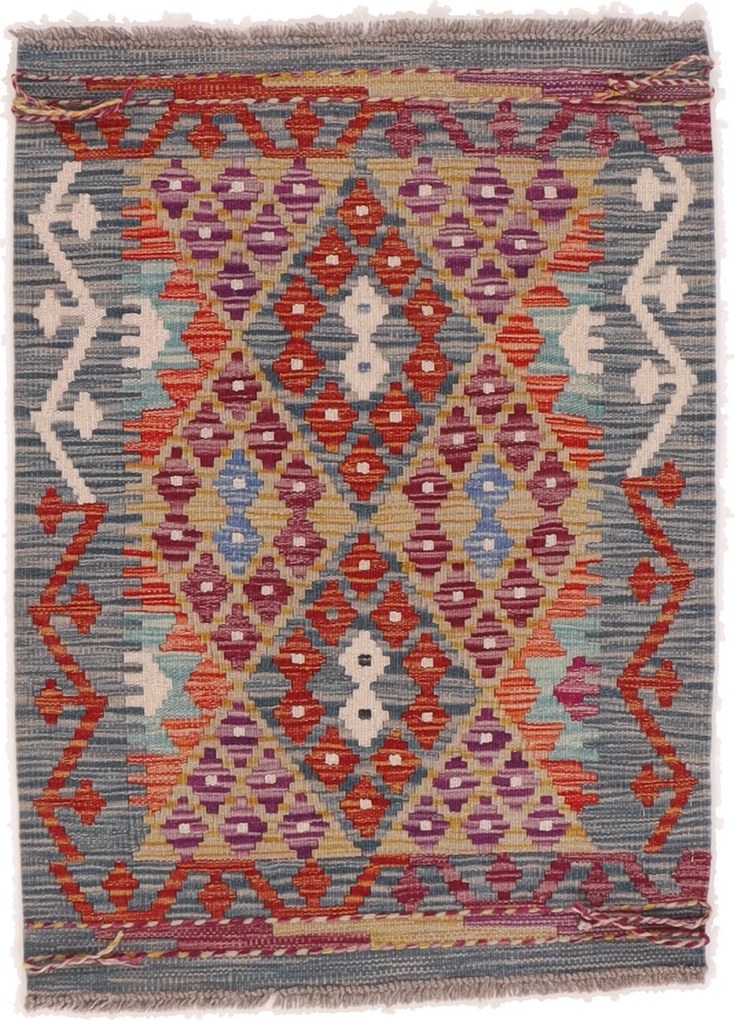 Kilim Tappeto 70x90 (Afghanistan) Tessuto A Mano