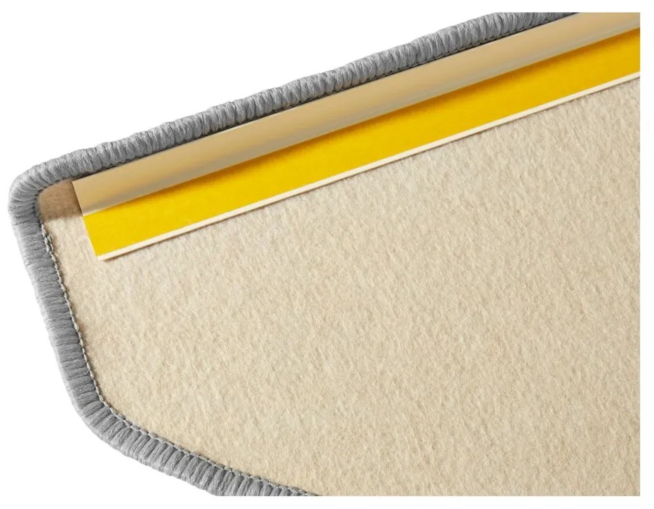 Set di tappeti per scale grigi con strisce adesive 15 pz 23x65 cm Fancy – Hanse Home