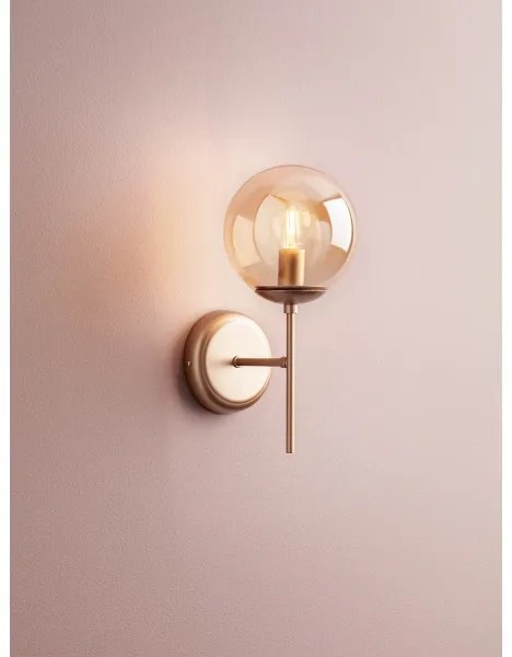 Redo 01-2942 - Applique MUNDI 1xE14/28W/230V rame