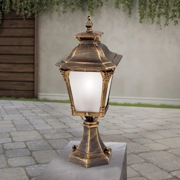 Orion - Lampada da esterno AIKO 1xE27/60W/230V 59 cm IP23 bronzo/patina