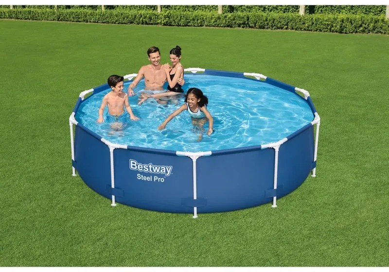 Piscina fuori terra tubolare BESTWAY Steel Frame Pro blu H 0.76 x ⌀ 3.05 m