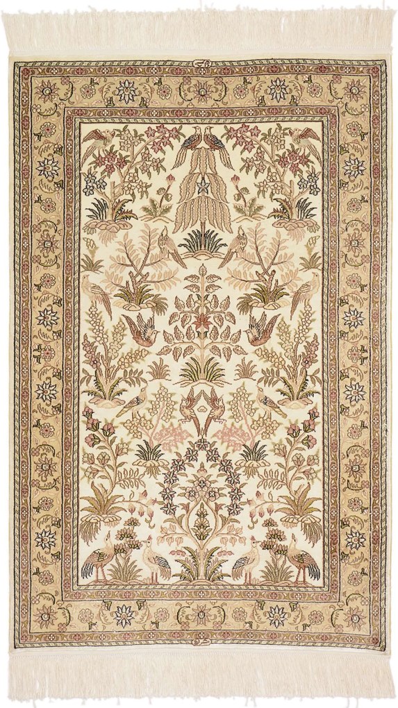 Hereke Tappeto 80 x 120 (Cina) Annodato A Mano