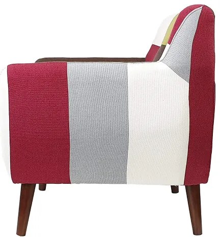 Poltrona in Tessuto Patchwork LEVANTE di Alta qualitŕ